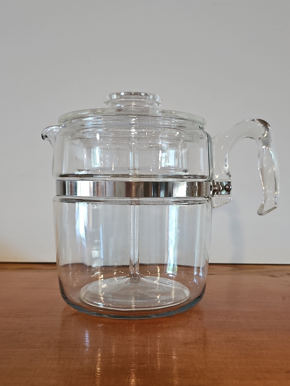Vintage Mid-Century GSW Pyrex Glass Coffee Maker - Model 7759